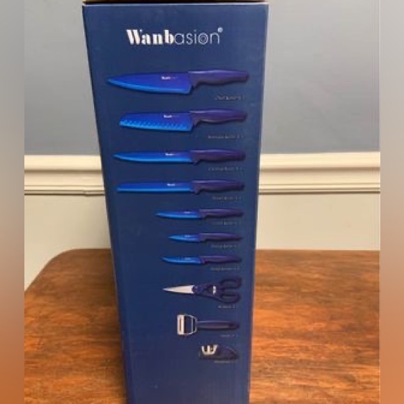 New Wanbasion 16 Pieces Kitchen Knife Set - Picture 6 of 7
